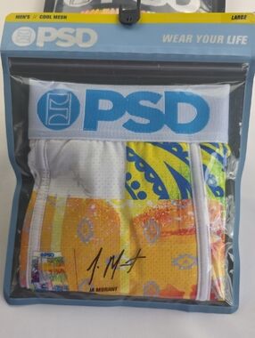 PSD Ja Morant Boxer Briefs Large Cool Mesh Multicolor NWT Athletic Underwear